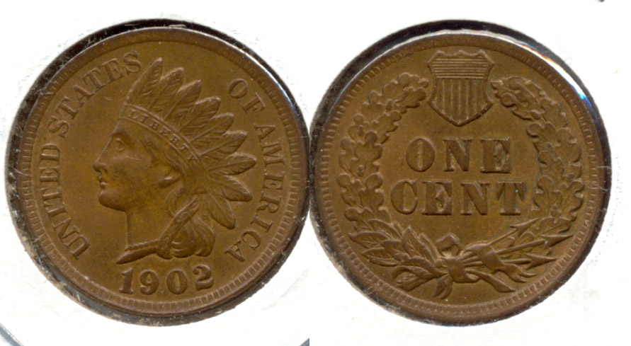 1902 Indian Head Cent MS-63 Brown a