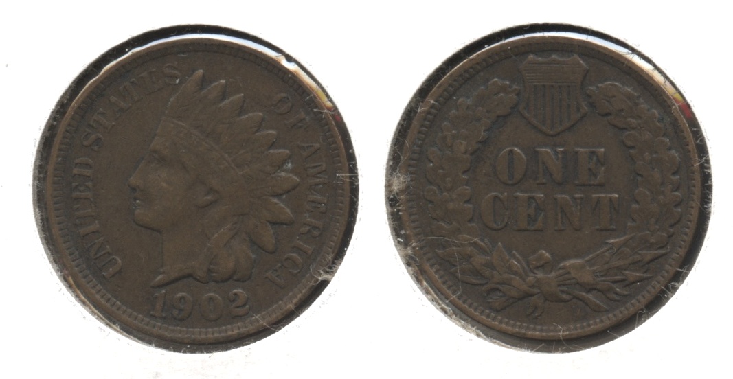 1902 Indian Head Cent VF-20 #ac