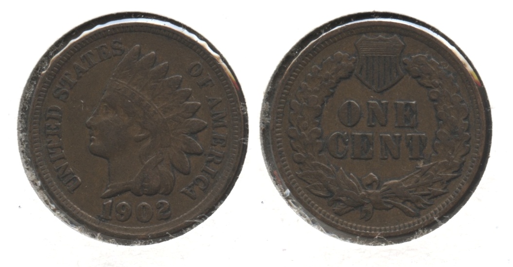 1902 Indian Head Cent VF-20 #ae