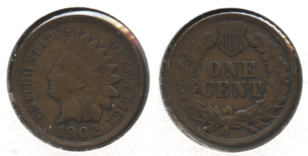 1902 Indian Head Cent VF-20 #v