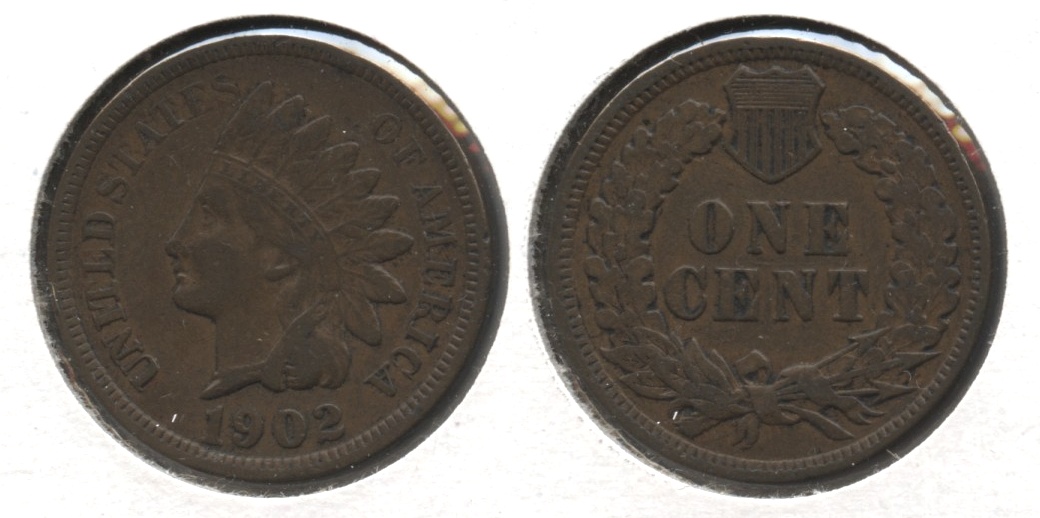 1902 Indian Head Cent VF-20 #w