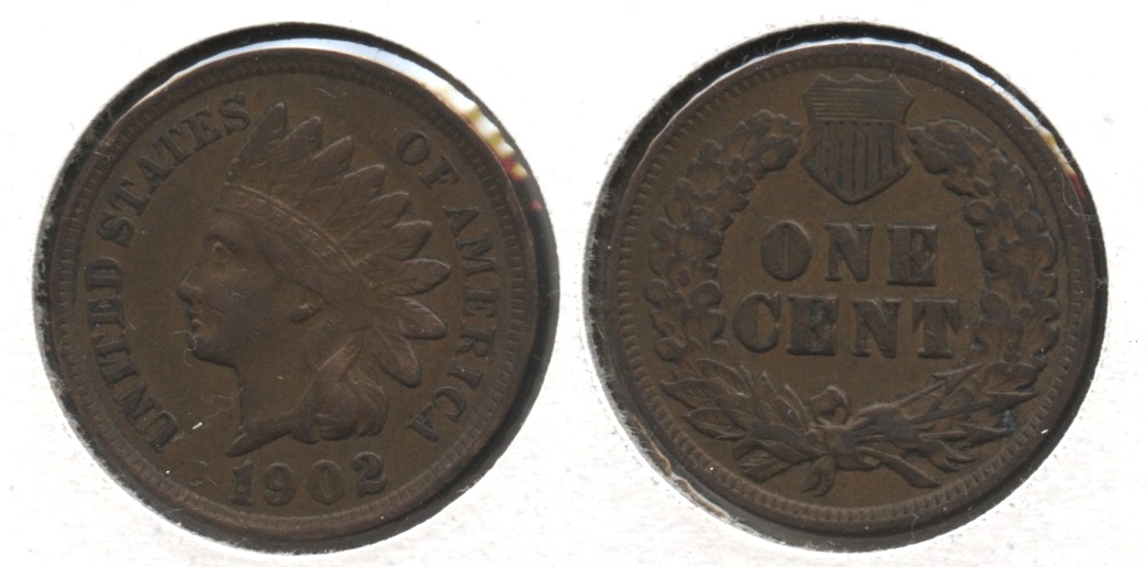 1902 Indian Head Cent VF-20 #x