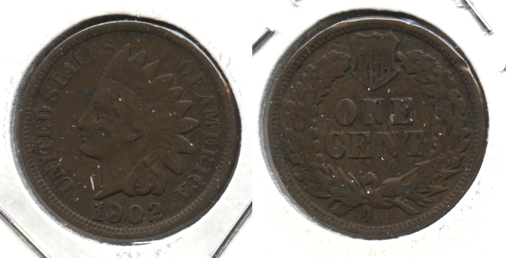 1902 Indian Head Cent VG-8 #j