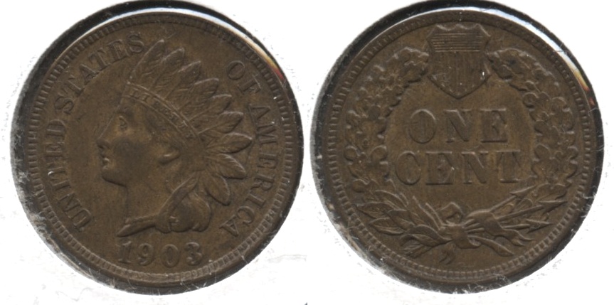 1903 Indian Head Cent AU-55 #c