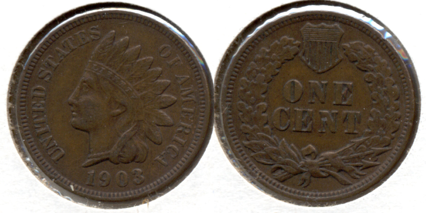 1903 Indian Head Cent EF-40 e