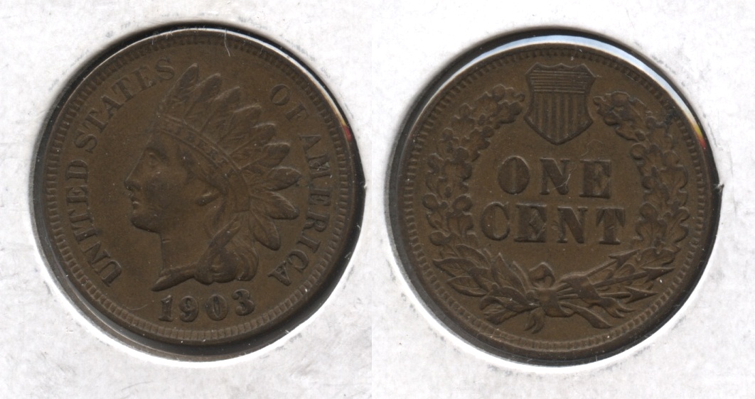 1903 Indian Head Cent EF-40 #l