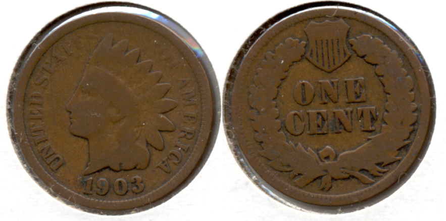 1903 Indian Head Cent Good-4