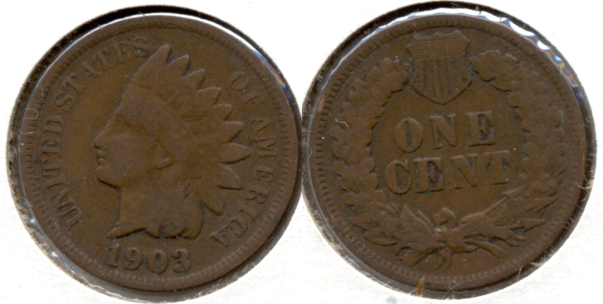 1903 Indian Head Cent Good-4 a