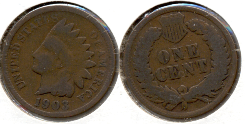 1903 Indian Head Cent Good-4 d