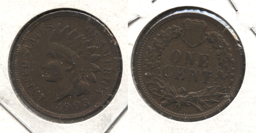 1903 Indian Head Cent VF-20 #af