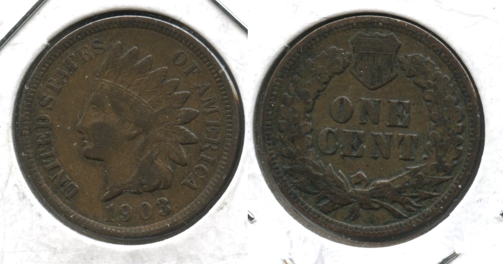 1903 Indian Head Cent VF-20 #ao