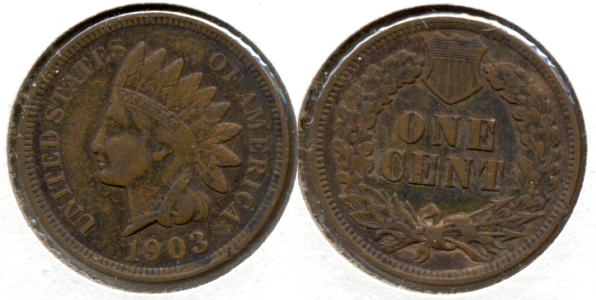 1903 Indian Head Cent VF-20 k