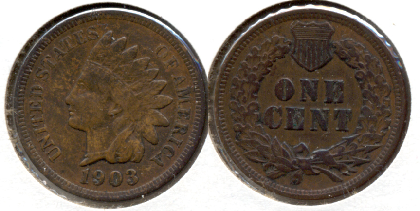 1903 Indian Head Cent VF-20 n