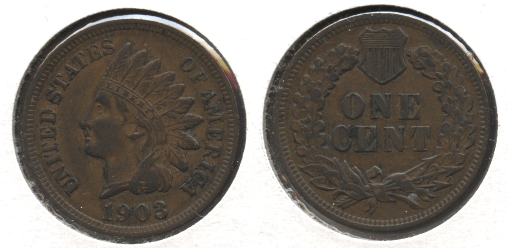 1903 Indian Head Cent VF-20 #u