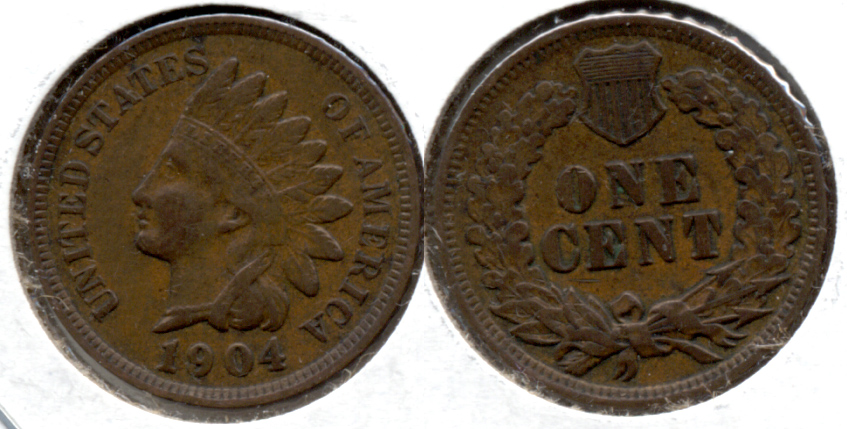 1904 Indian Head Cent EF-40 f