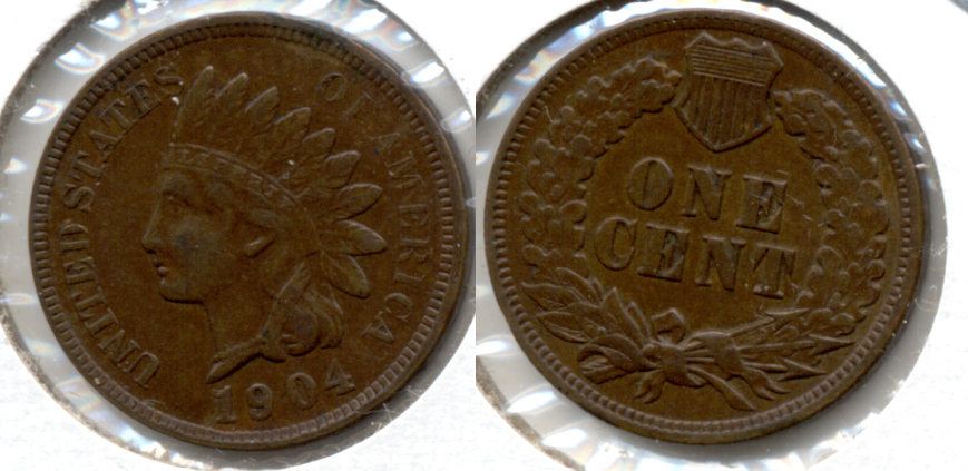 1904 Indian Head Cent EF-40 h