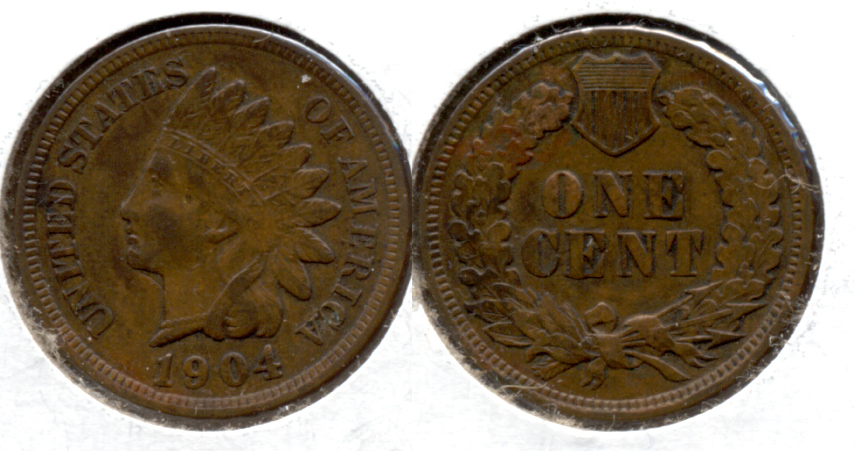 1904 Indian Head Cent EF-40 i