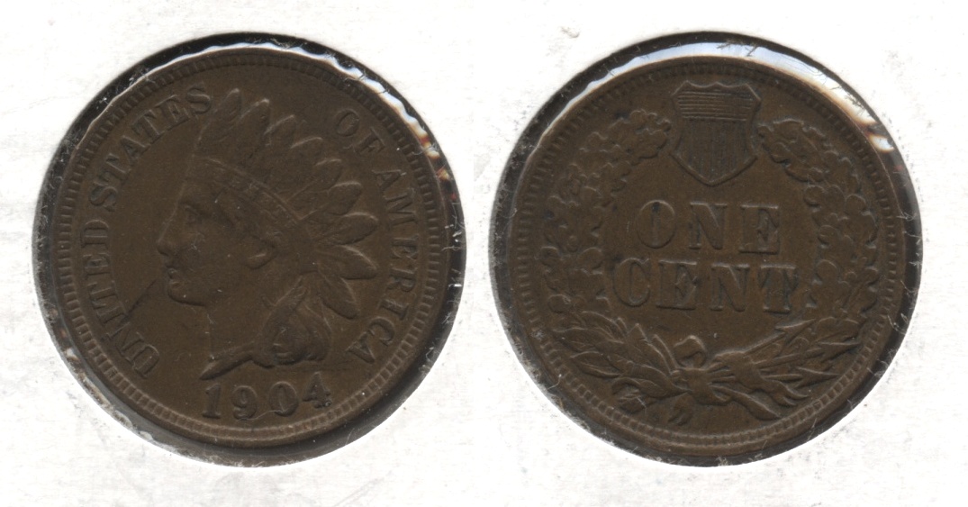 1904 Indian Head Cent EF-40 #l