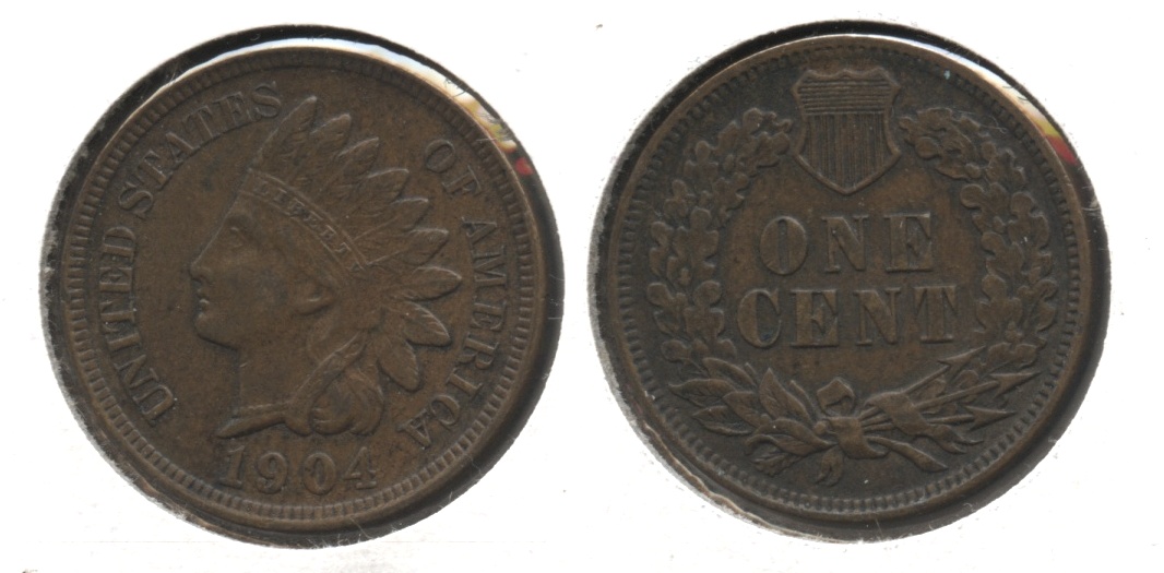 1904 Indian Head Cent EF-40 #m