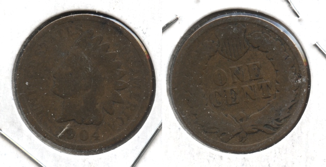 1904 Indian Head Cent Good-4 #h