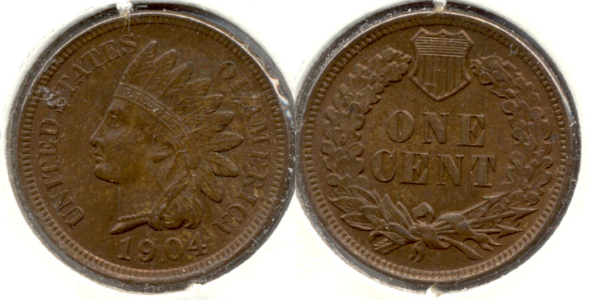1904 Indian Head Cent MS-63 Brown