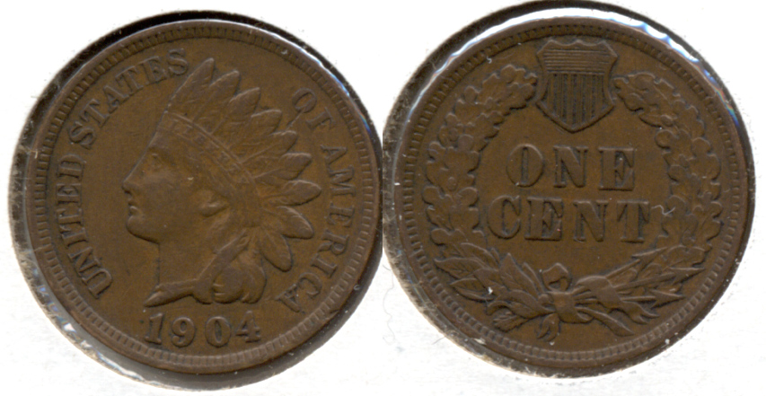 1904 Indian Head Cent VF-20 a