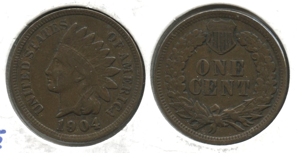 1904 Indian Head Cent VF-20 #ao
