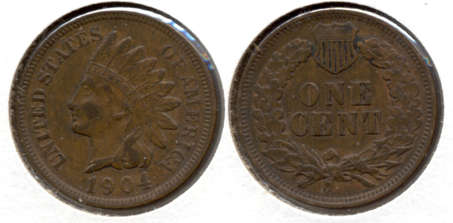 1904 Indian Head Cent VF-20 m
