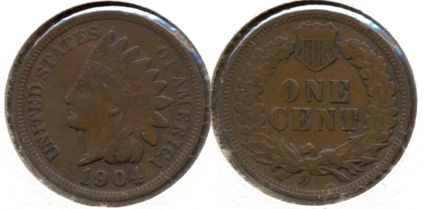 1904 Indian Head Cent VG-8