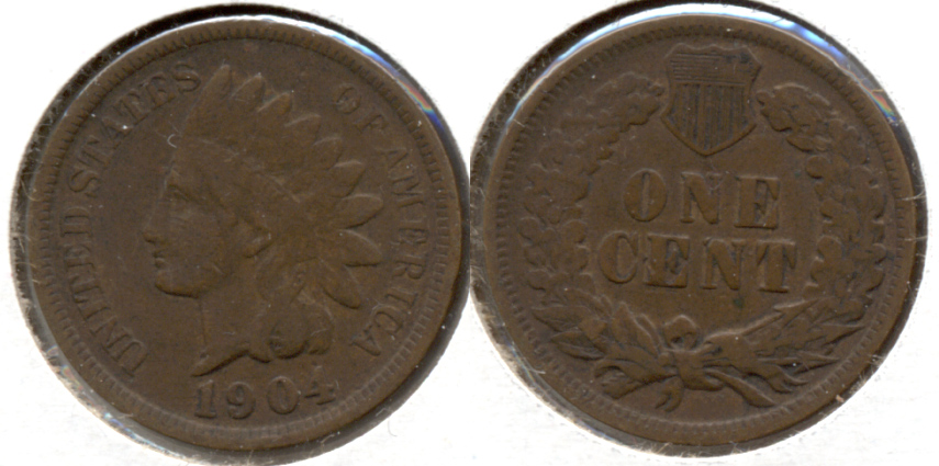 1904 Indian Head Cent VG-8 a