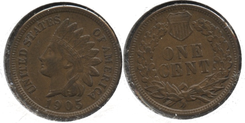 1905 Indian Head Cent AU-50 #g