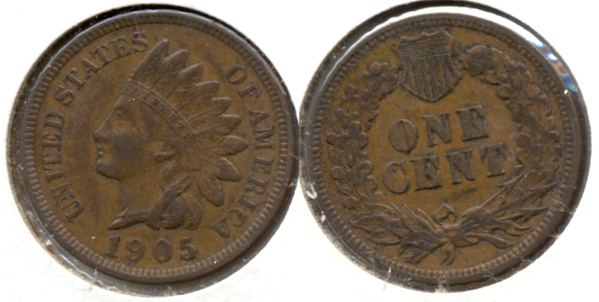 1905 Indian Head Cent EF-40 b