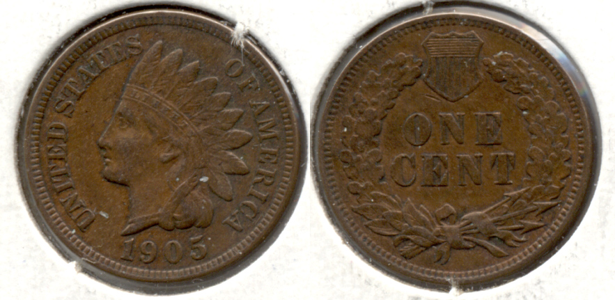 1905 Indian Head Cent EF-40 c
