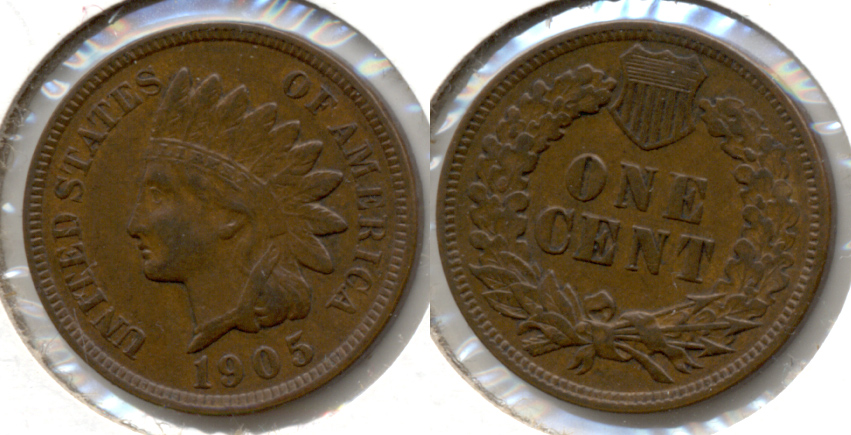 1905 Indian Head Cent EF-40 h