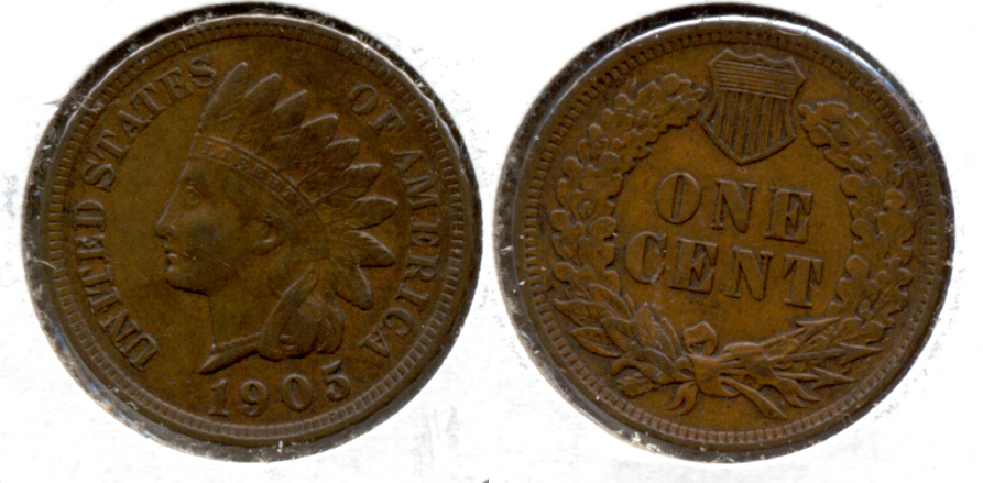 1905 Indian Head Cent EF-40 k