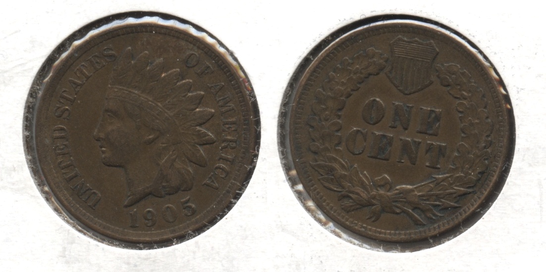1905 Indian Head Cent EF-40 #l