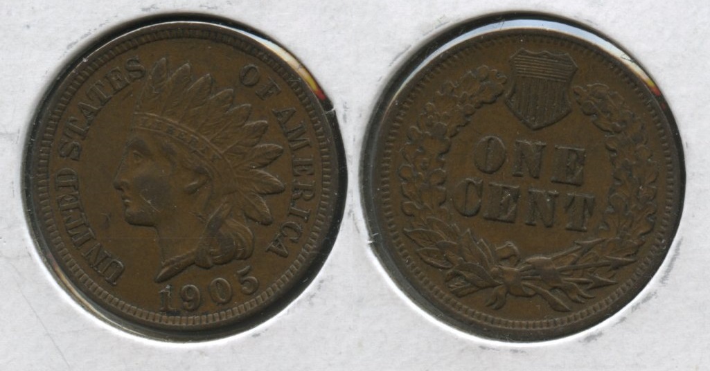 1905 Indian Head Cent EF-40 #q
