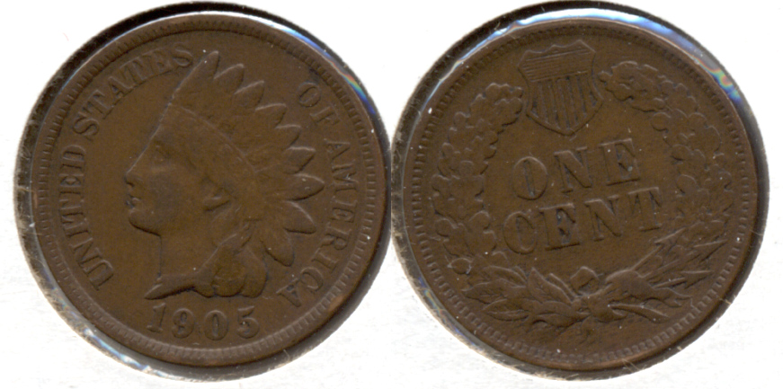 1905 Indian Head Cent Fine-12 g