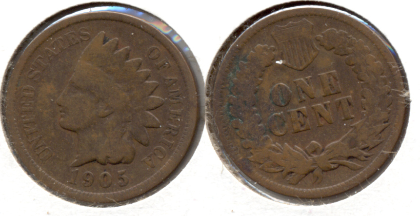 1905 Indian Head Cent Good-4 c