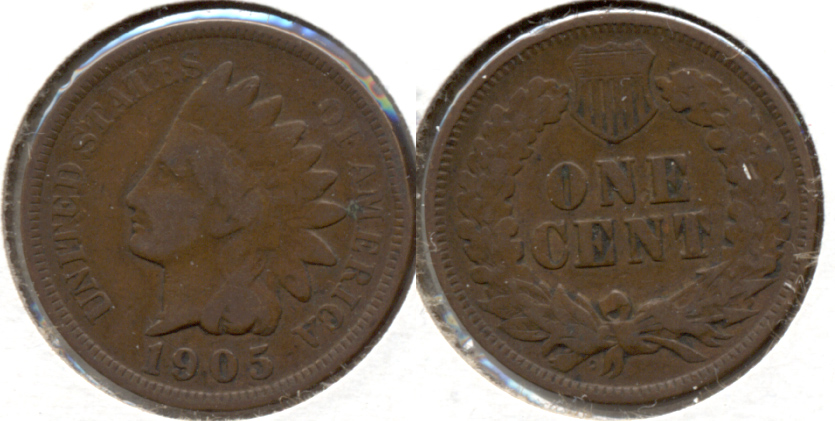1905 Indian Head Cent Good-4 g