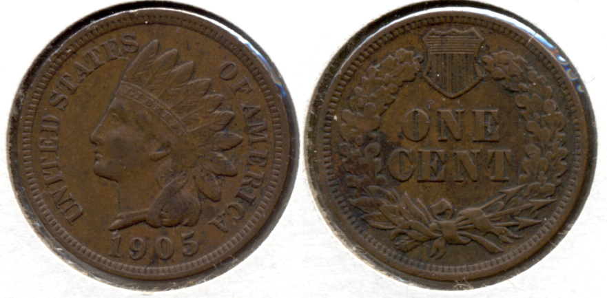 1905 Indian Head Cent VF-20 aa