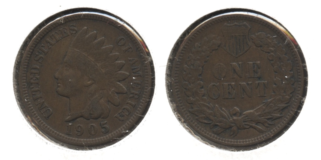 1905 Indian Head Cent VF-20 #ah