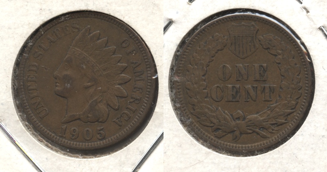 1905 Indian Head Cent VF-20 #at