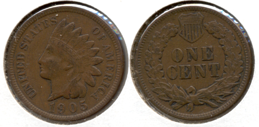 1905 Indian Head Cent VF-20 w