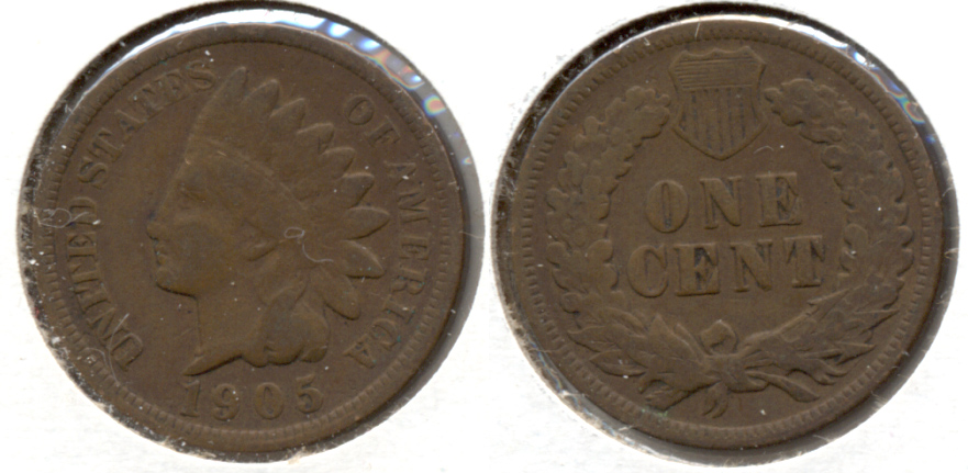 1905 Indian Head Cent VG-8 h