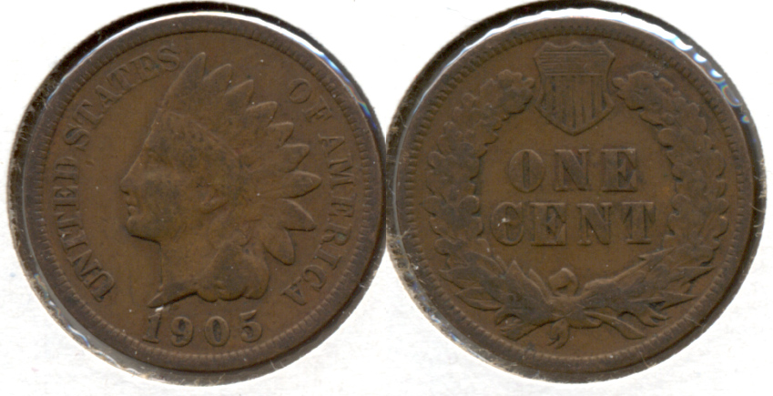 1905 Indian Head Cent VG-8 j