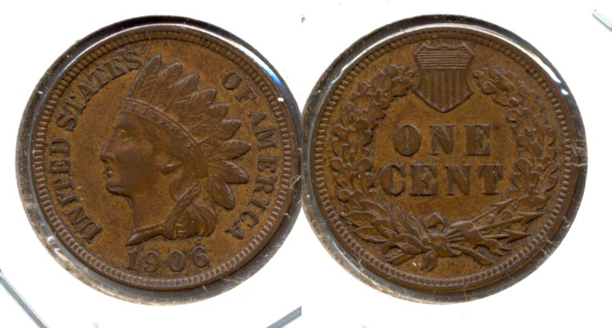 1906 Indian Head Cent AU-55 g