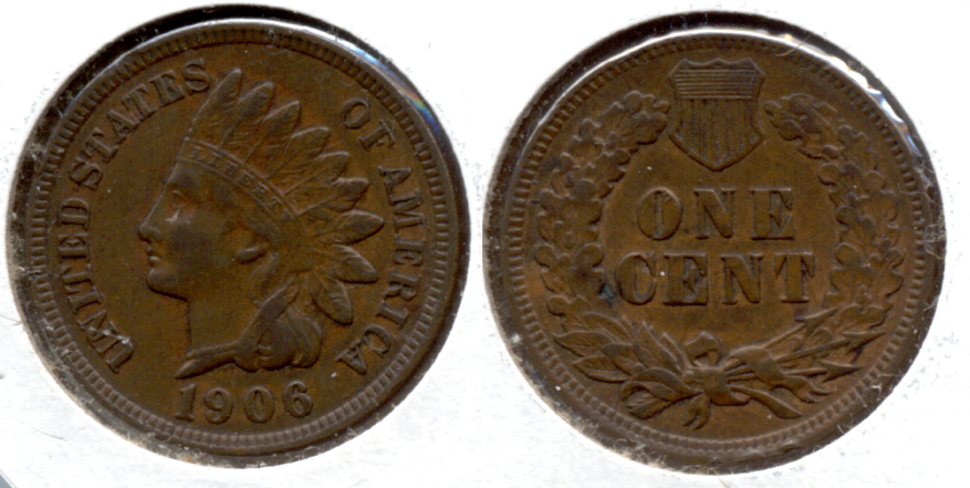 1906 Indian Head Cent EF-40 h