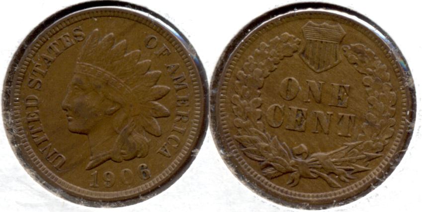 1906 Indian Head Cent EF-40 i