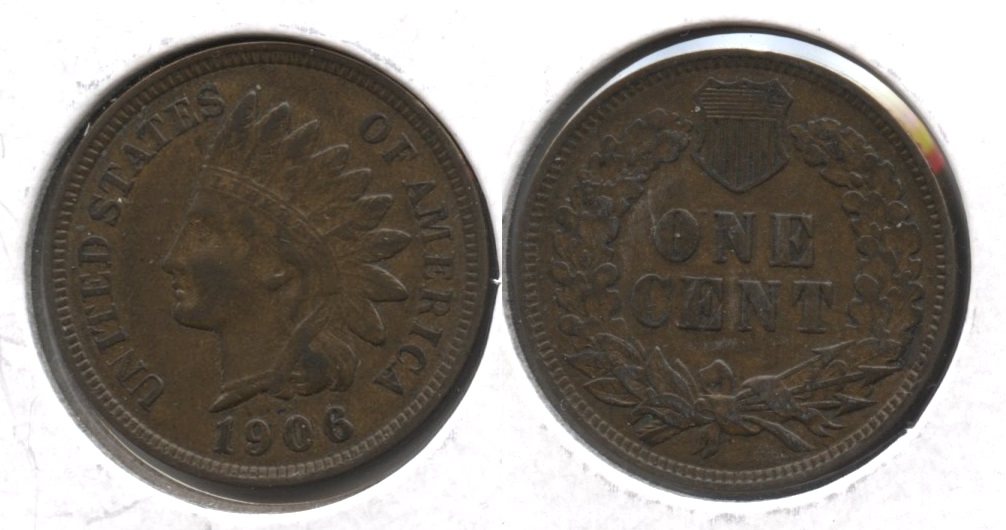1906 Indian Head Cent EF-40 #p